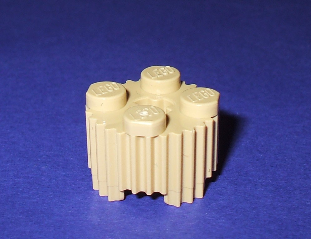 Lego-92947-NEU-3-runde-Steine-2x2-Grill-beige-tan-aus-9516-7985-3818-4192